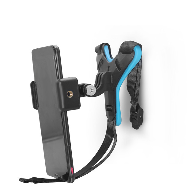 High Quality ABS Adjustable Portable Flexible Motorcycle Helmet Chin Mount Compatible with for Universal Fit