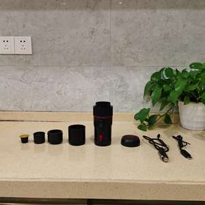 Machine à café à capsules électrique pour 12 <span class=keywords><strong>24V</strong></span> USB Voiture Voyage Automatique Expresso Latte Maker Goutte à goutte Tasse avec filtre - Product Image 3