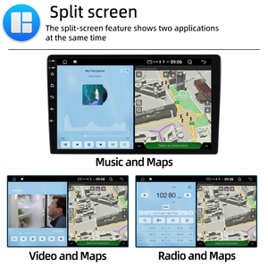 9 10 Inch Phổ Android Đài Phát Thanh Xe Qled Màn Hình Carplay Wifi 4G Navigation Stereo FM Rds Xe Hệ Thống Đa Phương Tiện - Product Image 5