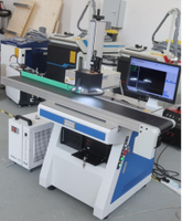 Machine de marquage laser UV 5W 10W avec CCD Sino Galvo, prend en charge les formats DXF/BMP/AI, refroidissement par eau CNC