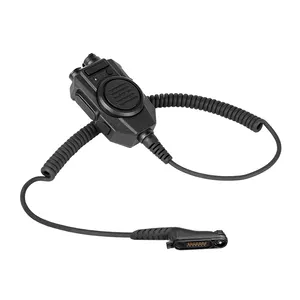 Microfone de alto-falante com classificação de fogo para Ken-wood/Moto-rola R7 resistente à prova d'água (com classificação IP67) microfone de alto-falante de rádio de 2 vias com conector Nexus