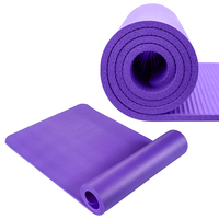 Tapis de Yoga NBR Haute Densité Extra Épais Antidérapant avec Sangle de Transport