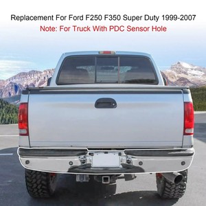 Paraurti Posteriore per Ford F250 F350 Super Duty Fleetside 1999-2007 Cromato con Foro per Sensore FO1103173 - Product Image 2