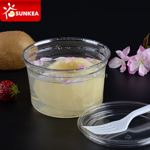 Vegetales ensalada <span class=keywords><strong>de</strong></span> frutas base redonda PET recipiente <span class=keywords><strong>de</strong></span> plástico con tapa - Product Image 5