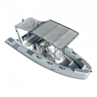Meilleur rapport qualité-prix, homologué CE, bateau de 580 cm - Coque en V profond en Hypalon PVC pour la pêche et les loisirs