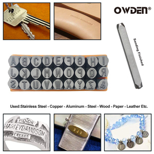 OWDEN Thiết Kế 27 Cái Dot Font Cấp Công Nghiệp Thép Kim Loại Thư Punch Set Stamp Punch Set - Product Image 5
