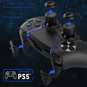 ps5边缘控制器用拇指棒手柄触发硅胶外壳