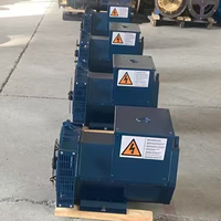 Alternador de CA sin escobillas de 6.5KW a 1640KW, cabezal de amplio rango de potencia, 4 polos, 1500rpm, generador síncrono trifásico para grupo electrógeno diésel