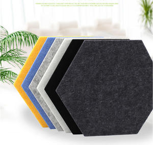Hexagon Acoustic <strong>Wall</strong> Panels Modern Self-Adhesive Eco-friendly 29dB Noise Reduction <strong>Honeycomb</strong> Design for Outdoor Bedroom Hotel - Product Image 5