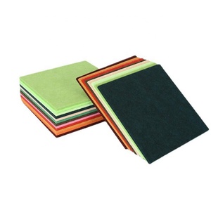 Panneau de <span class=keywords><strong>mousse</strong></span> acoustique absorbant insonorisé en feutre décoration murale panneaux sonores résistants au feu pour mur et plafond - Product Image 5
