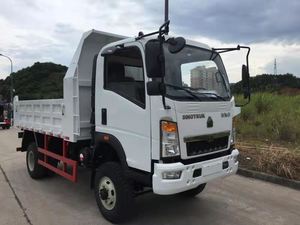 Camion benne mini-pompier Sinotruk Homan 4x2 8 tonnes, 6 roues, diesel, pour carrière et construction - Product Image 5