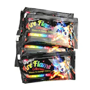 Rainbow Mystical Flames Agent Colored Fire Wedding Occassion Beach Party Bonfire Fireplace Magic Fire Powder Factory