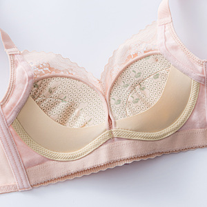 Dropshipping <span class=keywords><strong>reggiseno</strong></span> pettorale piccolo <span class=keywords><strong>senza</strong></span> <span class=keywords><strong>ferretto</strong></span> raccogliere biancheria intima traspirante <span class=keywords><strong>reggiseno</strong></span> di supporto in pizzo da donna - Product Image 5