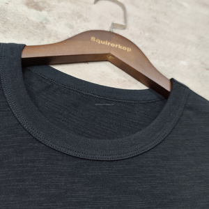 T-shirt in cotone slub personalizzata di alta qualità Squirorkop, tessuto leggero e traspirante, vestibilità oversize squadrata, stile vintage - Product Image 5