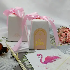 Cosmetische snoep verpakking papier karton gift box bruiloft kaarsen