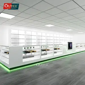 Display Store Counter Display Optical Dispensary Furniture Smoke Shops Supplies For Shop With Glass