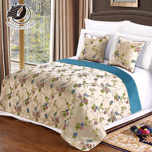 Yakangyi-colchas de tela Jacquard para Hotel, juego de cama y cojín - Product Image 1