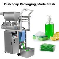 Machine d'emballage verticale automatique VFFS pour liquides vaisselle en sachet, équipement de remplissage et de scellage de détergent liquide
