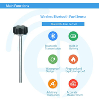 Dispositivo Antirrobo Inalámbrico Bluetooth Gsm para Camión con Sensor de Combustible Rastreador Gps Sensores de Nivel Capacitivos para Tanque de Gasolina Sistema de Monitoreo de Combustible
