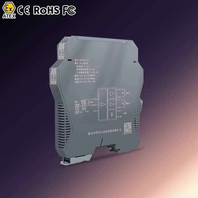 RS485 0-10V signal Isolated Safety Barrier 4-20ma RTD/TC 35mm Din Rail Signal Safety Barrier 1 in 1 Out signal Safety Barrier
