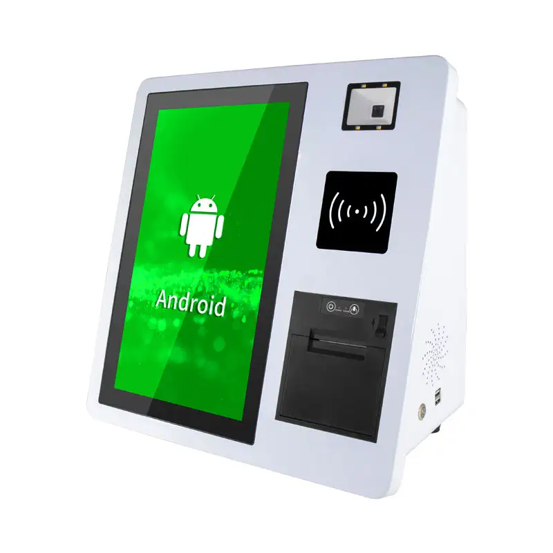 15,6 "Desktop-Kiosk-Zahlung POS-System All-in-One-Touchscreen Kiosk Kreditkarten-Zahlungs automat Self-Service-Terminal Zahlung