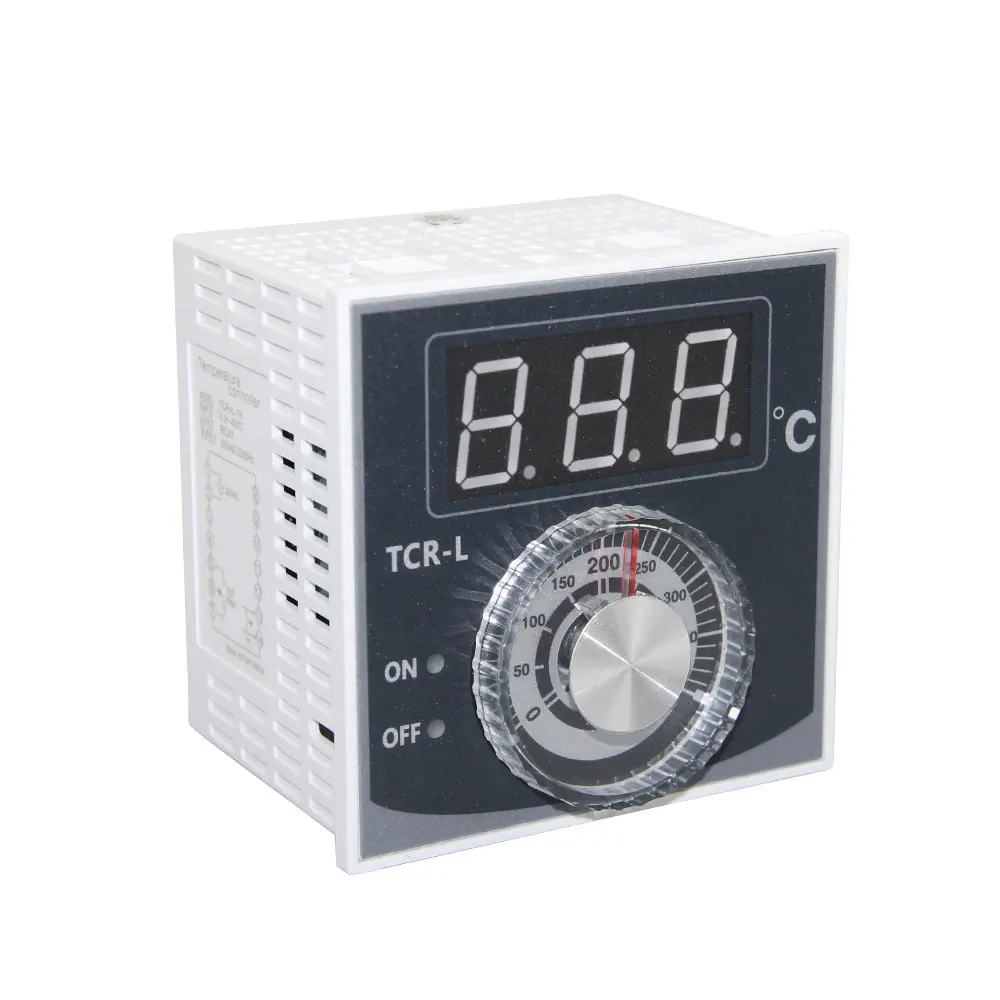 Temperatura de TCR-L emper, controlador de 220V, nput K thermocouple termopar 0-400 Relay ututututput