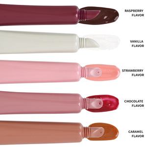Color personalizado humedad mantequilla bálsamo labial tubo para apretar sin logotipo brillo de labios personalizado de alta calidad brillo de labios regordete personalizado - Product Image 4