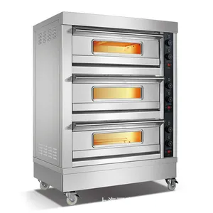 Steam Convection Oven Commercial Bakery 8 Trays with Fan Motor