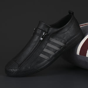 <span class=keywords><strong>Scarpe</strong></span> da ginnastica casual da uomo Flash Step 2025 Autunno, bianche con cerniera, traspiranti, con punta in microfibra e logo in pelle di cotone - Product Image 3