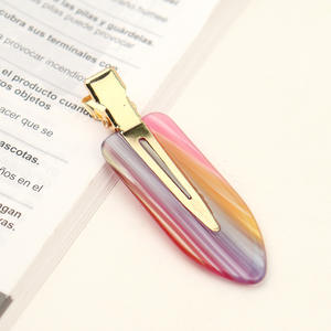 Beizhu <span class=keywords><strong>2022</strong></span> nouveauté femmes été épingles à <span class=keywords><strong>cheveux</strong></span> coloré sans couture pince à <span class=keywords><strong>cheveux</strong></span> doux acétate front côté frange maquillage nouveauté - Product Image 6