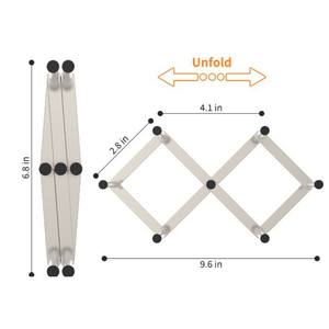 Égouttoir à bouteilles et gobelets en acier inoxydable pour eau gazeuse - Product Image 3