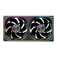 Ventilador de Caja de PC AntarcChill de 240 mm con Aspas Invertidas, RGB, Rodamiento Líquido, Nuevo en Stock, Enfriador de Aire Premium con Flujo de Aire Inverso