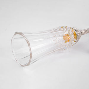 リードフリークリアクリスタル165 mlワインロングステム花嫁と新郎パーティーのための素晴らしいウェディンググラス - Product Image 2