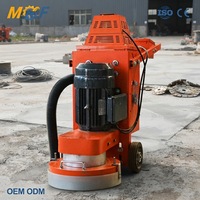 Machine à poncer les sols en béton MHF 350mm 400mm, polisseuse semi-automatique avec moteur et boîte de vitesses pour préparation de surfaces commerciales et d'entrepôts