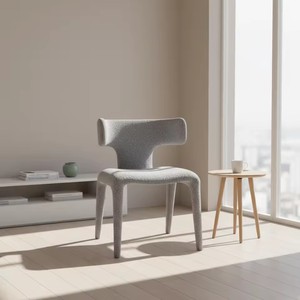 Chaise de salle à manger scandinave moderne légère en <span class=keywords><strong>velours</strong></span>, durable et imperméable, pour la maison, le bureau et l'hôtel (vente en gros) - Product Image 2
