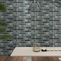 Azulejos Modernos 3D para Paredes Exteriores de 300x600 mm, Acabado Mate, Estilo Rústico, Aspecto de Piedra Antigua, Ladrillos para Decoración Exterior de Hoteles y Apartamentos