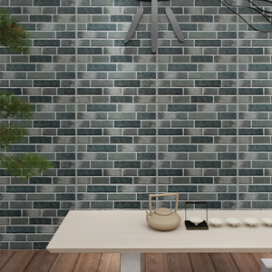 300x600mm 3D Dış Cephe Duvar Karosu Mat Sırlı Rustik Antik Taş Görünümlü Villa Tuğlaları Dış Cephe Duvar Dekorasyonu - Product Image 5
