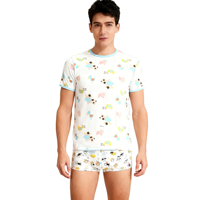 T-shirt imprimé vache bébé adulte avec boutons-pression aux épaules pour hommes – Jolies tenues ABDL