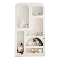 Chunlei OEM Modern Simple Household Wind Weiß Lagers chrank Wohnzimmer Holz regal