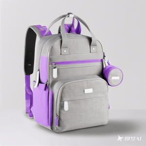 Échantillon gratuit Sac à dos de voyage multifonctionnel Sac à langer pour bébé Sac à dos pour bébé Trio de sacs à dos 1pc/sac en polyéthylène + 500PCS - Product Image 5