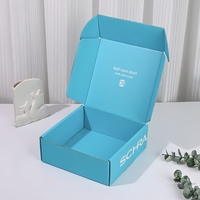 Cajas de Cartón Corrugado Negras Personalizadas con Impresión Personalizada de Bajo MOQ, Cajas de Correo Personalizadas