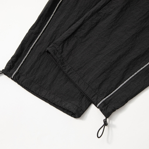 2 Pieces Vintage Outdoor Camping Zipper Nylon Unisex Windbreaker Jacket Set <strong>Tracksuit</strong> - Product Image 4