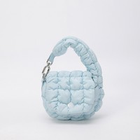 Nouvelle Pochette de Voyage Mini Matelassée en Nylon Coloré avec Breloque, Sac à Monnaie Promotionnel