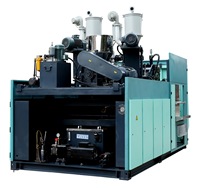 Moteur d'extrusion-soufflage rapide et automatique à servomoteur pour bouteilles d'eau multicouches de 5 gallons en PP/HDPE/PC/PETG/PS/EVA/ABS