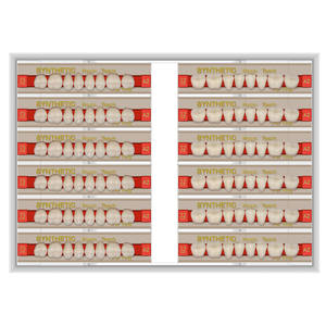 CE ISO fabbrica falsi denti di ricambio 2 strati 3 strati denti acrilici dentali dentiera denti artificiali - Product Image 3
