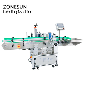 Máy Dán Nhãn Chai Tròn Tự Động ZONESUN ZS-TB822, Máy Dán Nhãn Thực Phẩm Có Thể Cuộn Dọc - Product Image 4