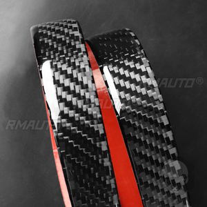 2 ชิ้นคาร์บอนไฟเบอร์ไฟหน้ารถคิ้วฝาครอบตกแต่งสำหรับฮอนด้า สตรีม 2006-2008 สติ๊กเกอร์ติดรถยนต์ฝาครอบตกแต่งคิ้ว - Product Image 4