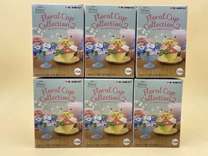 Collection de tasses florales Pokemoned Re-ment, 6 types, Eievui Rokon Mew, figurine en PVC, jouets en plastique pour la décoration de bureau, cadeau pour enfants - Product Image 6