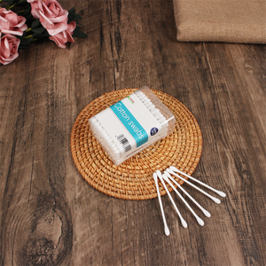 Vente en gros 100pcs <span class=keywords><strong>coton</strong></span>-<span class=keywords><strong>tige</strong></span> jetable à double tête <span class=keywords><strong>pour</strong></span> le <span class=keywords><strong>maquillage</strong></span> propre - Product Image 4