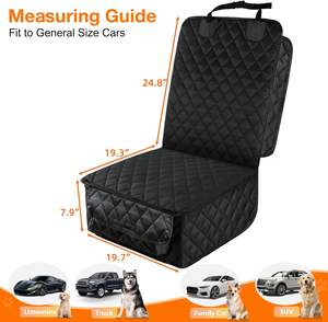 Housse de siège <span class=keywords><strong>avant</strong></span> imperméable à l'eau Housse de siège de <span class=keywords><strong>voiture</strong></span> <span class=keywords><strong>pour</strong></span> <span class=keywords><strong>chien</strong></span> avec rabats latéraux Housse de siège de capitaine anti-rayures antidérapante - Product Image 3